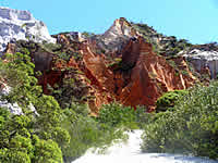 Coloured sands at Elim Beach, Hopevale