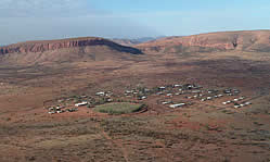 Warakurna from the air