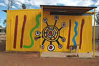 Warakurna art centre mural